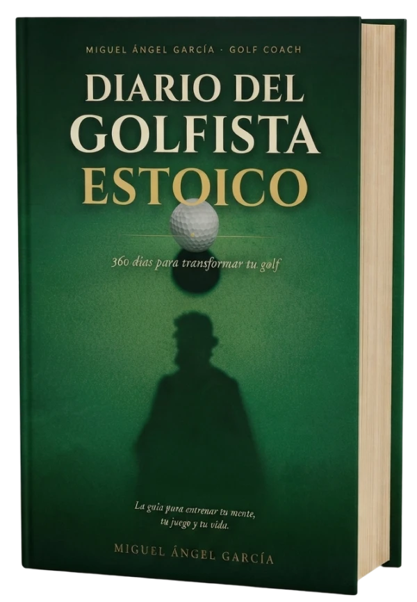 libro diario del golfista estoico portada by miguel angel garcia 1